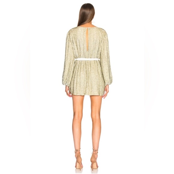 RETROFETE Selma Champagne Sequin Dress Size S - Picture 4 of 14